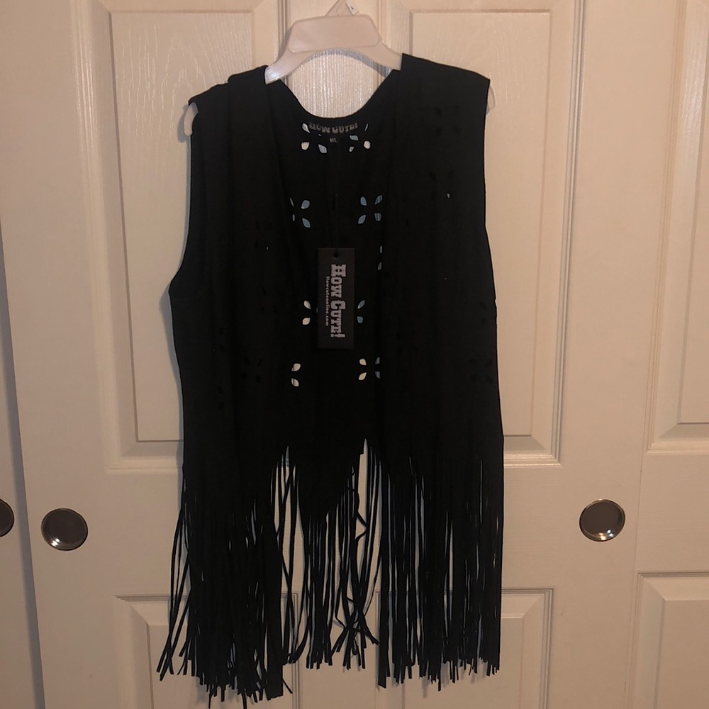 Fringe Suede Vest